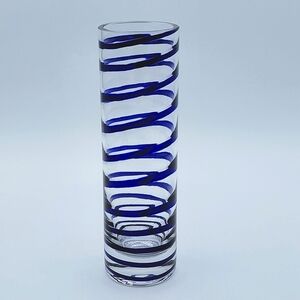 Kate Spade Lenox Blue Swirl Vase #1959